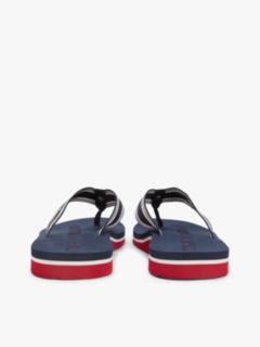 Webbing Strap Signature Flip-Flops — Blue 4