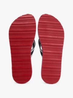 Webbing Strap Signature Flip-Flops — Blue 5