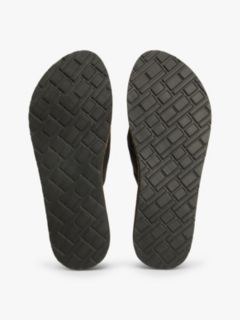 TH Monogram Plaque Hemp Flip-Flops — Black 5