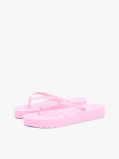 Repeat Logo Platform Flip-Flops — Pink 2