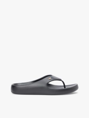 chanclas ligeras moldeadas black de mujeres tommy hilfiger
