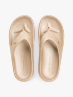 Iridescent Moulded Flip-Flops — Gold 3