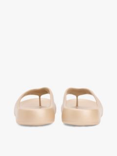 Iridescent Moulded Flip-Flops — Gold 4