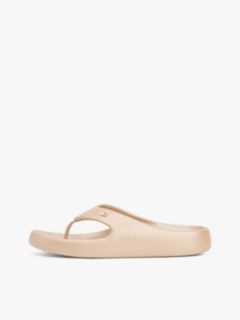 Iridescent Moulded Flip-Flops — Gold 7