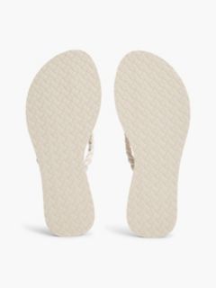 Chic TH Monogram Flip-Flops — Beige 5