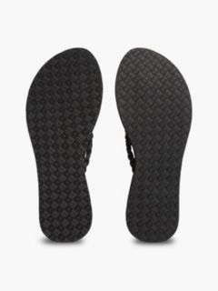 Chic TH Monogram Flip-Flops — Black 5