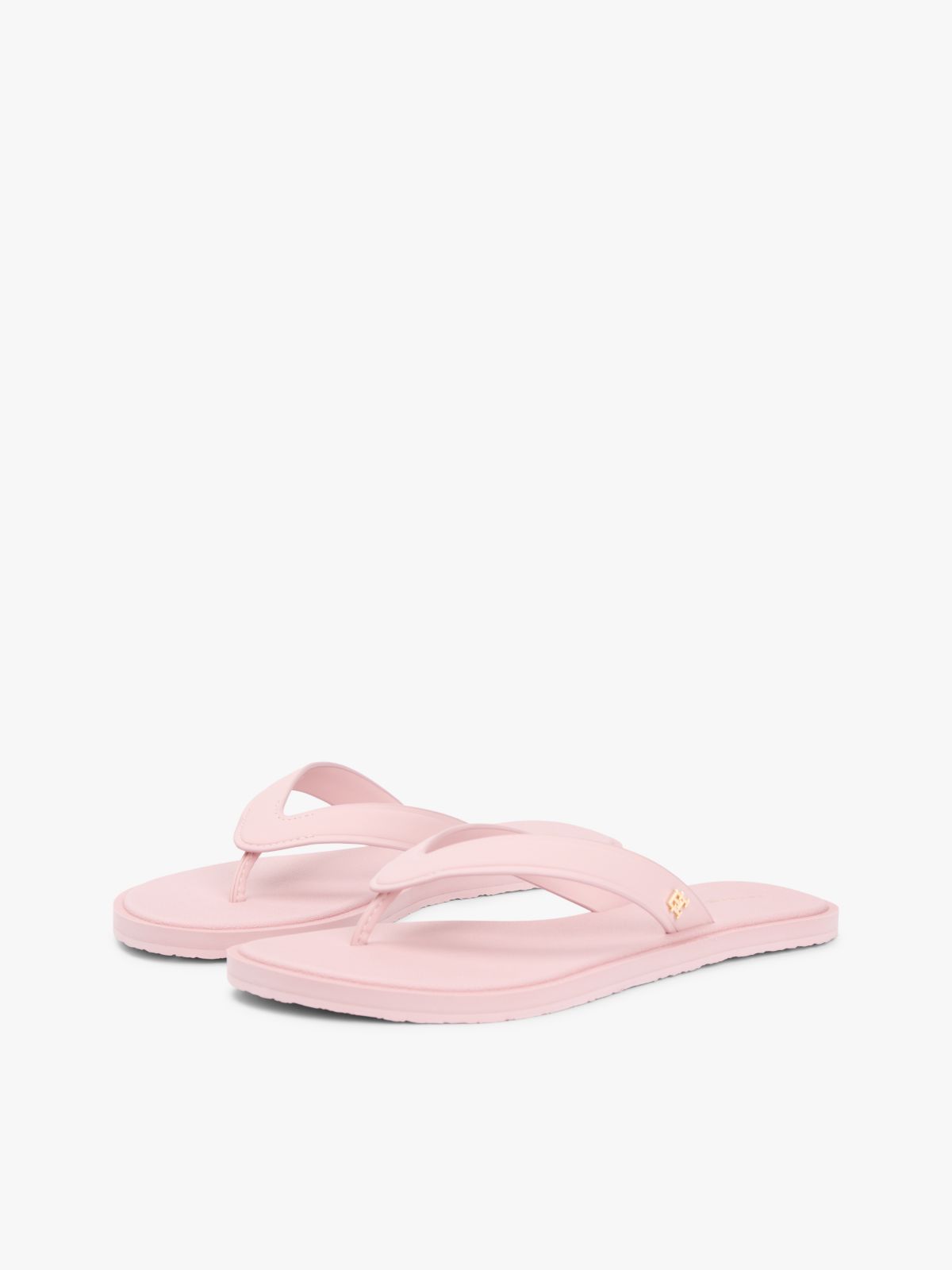 Chic TH Monogram Flip-Flops — Pink