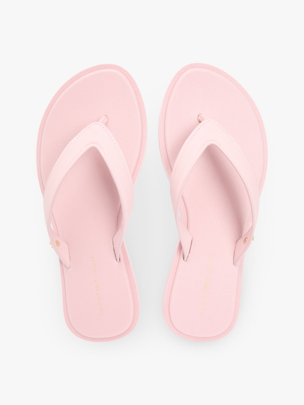 Chic TH Monogram Flip-Flops — Pink