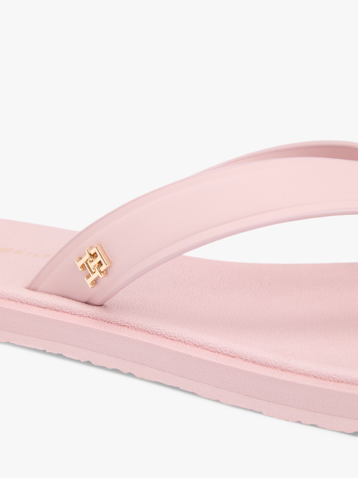 Chic TH Monogram Flip-Flops — Pink
