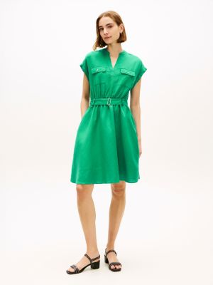 black leather contrast topstitch flat sandals for women tommy hilfiger