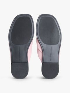 Leather Toe Post Flat Sandals — Pink 5