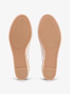 Hemp Slingback Wedge Espadrilles — Beige 5