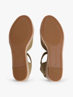 Canvas Wedge Espadrilles — Khaki 5