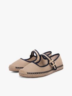 Canvas Mary Jane Espadrilles — Blue 2