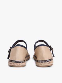 Canvas Mary Jane Espadrilles — Blue 4