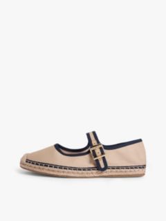 Canvas Mary Jane Espadrilles — Blue 7
