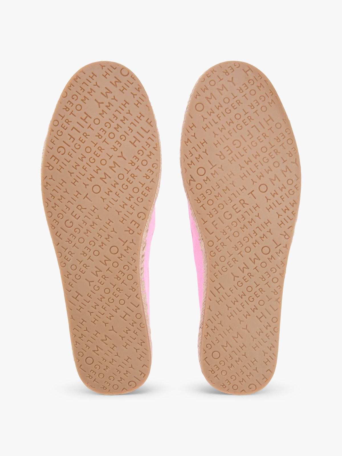 Logo Embroidery Canvas Espadrilles — Pink