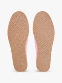 Logo Embroidery Canvas Espadrilles — Pink 5