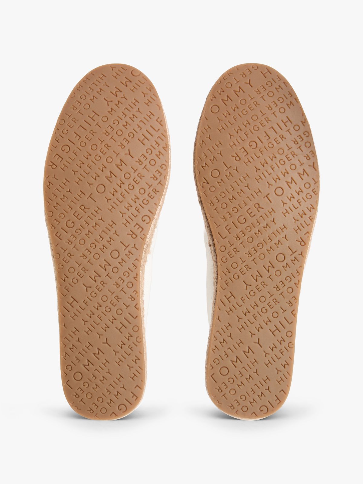 Logo Embroidery Canvas Espadrilles — White