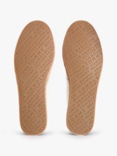 Logo Embroidery Canvas Espadrilles — White 5