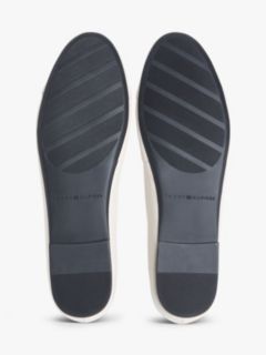 TH Monogram Leather Ballerinas — Beige 5
