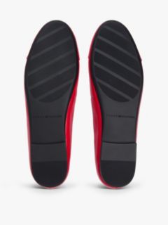 TH Monogram Leather Ballerinas — Red 5