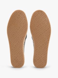 TH Monogram Leather Espadrilles — Black 5