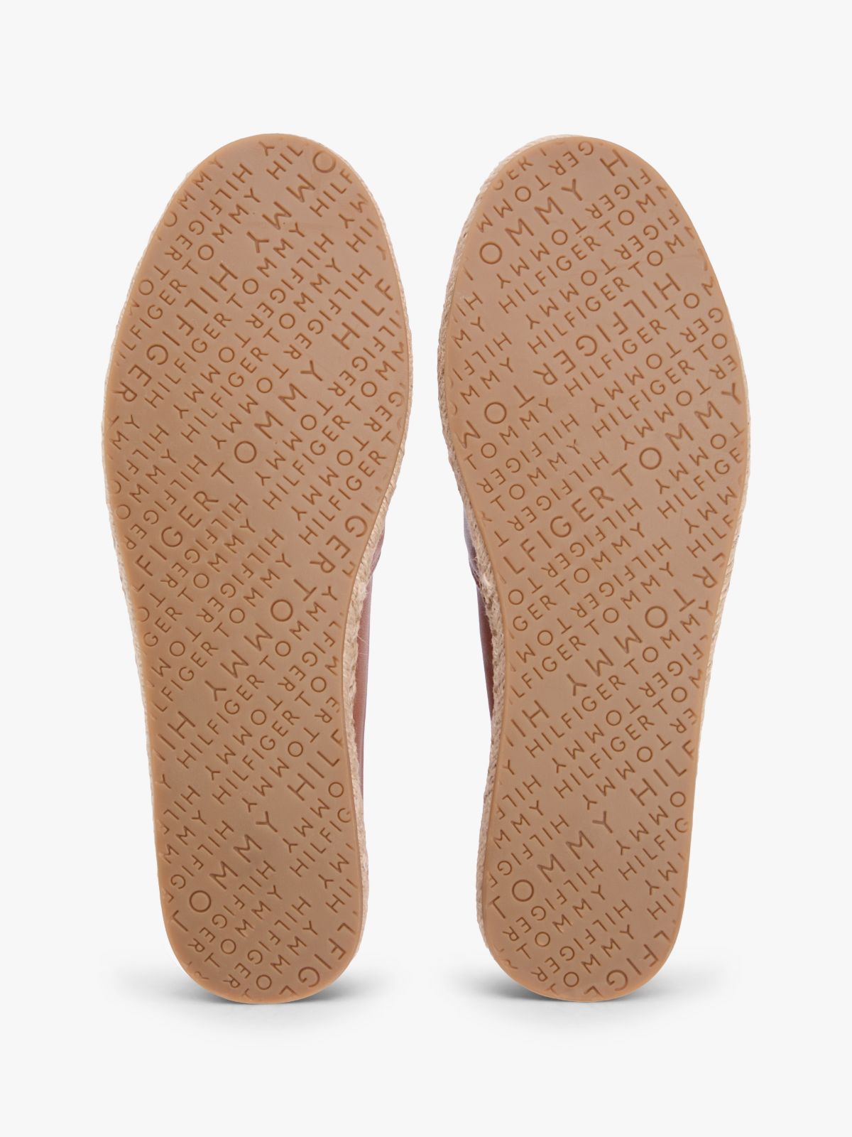 TH Monogram Leather Espadrilles — Brown