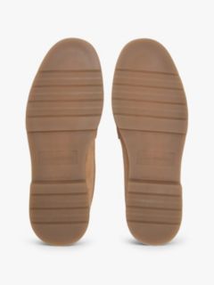Lightweight Suede Tassel Loafers — Khaki 5