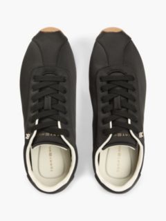 TH Monogram Satin Trainers — Black 3
