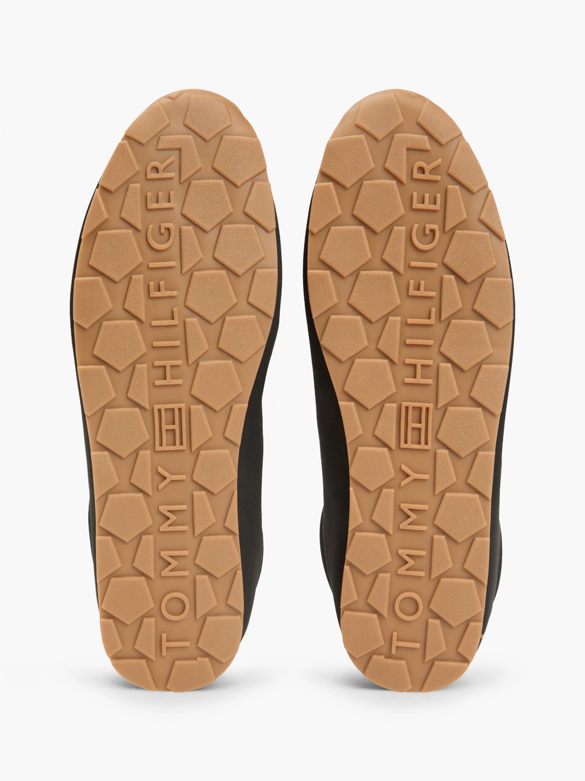 TH Monogram Satin Trainers — Black