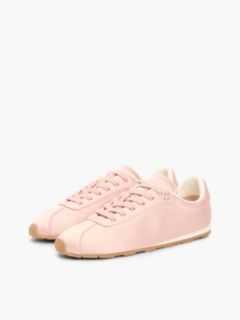 TH Monogram Satin Trainers — Pink 2
