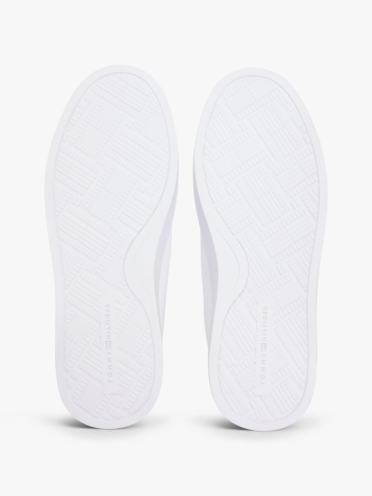 Knit Cupsole Trainers — White