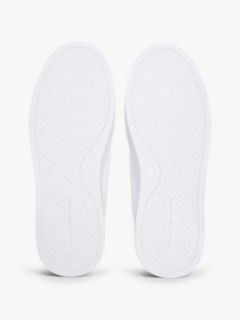 Knit Cupsole Trainers — White 5