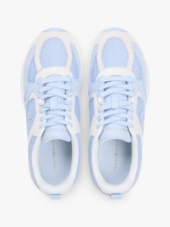 Tonal TH Monogram Mixed Texture Trainers — Blue 3