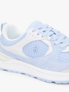 Tonal TH Monogram Mixed Texture Trainers — Blue 6
