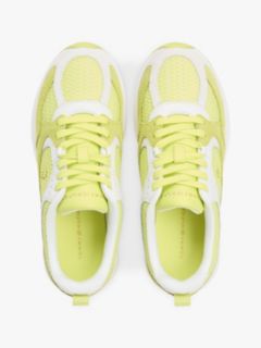 Tonal TH Monogram Mixed Texture Trainers — Yellow 3
