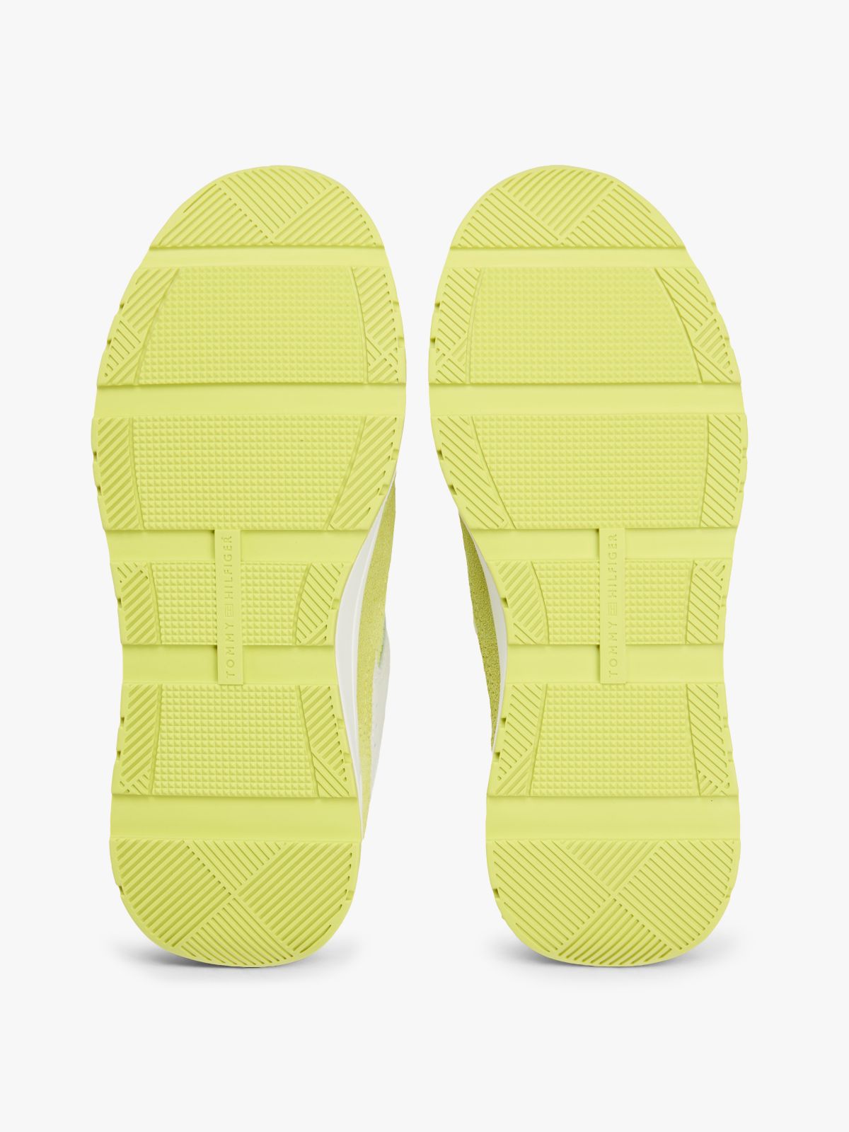 Tonal TH Monogram Mixed Texture Trainers — Yellow