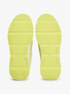 Tonal TH Monogram Mixed Texture Trainers — Yellow 5