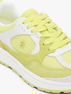 Tonal TH Monogram Mixed Texture Trainers — Yellow 6