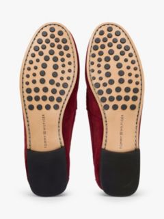 Suede Chain Penny Loafers — Brown 5