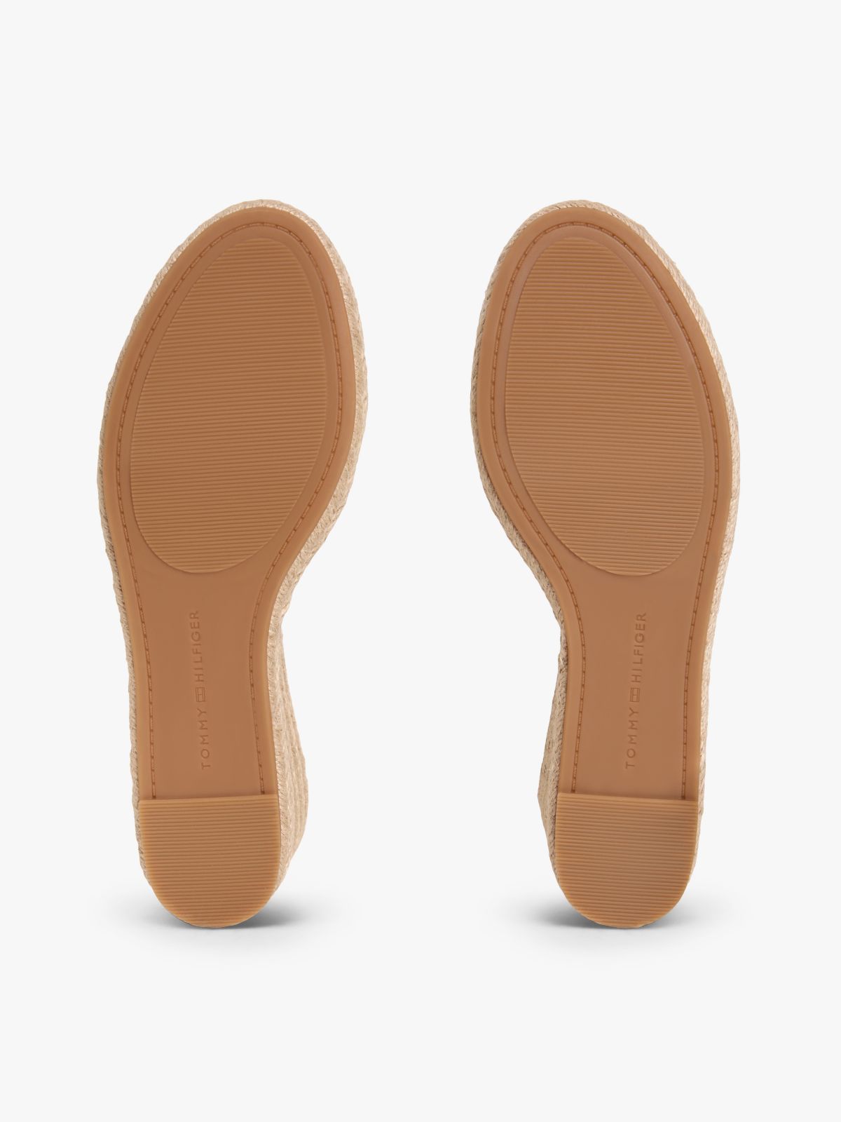Hemp Crossover Strap Wedge Espadrilles — Blue