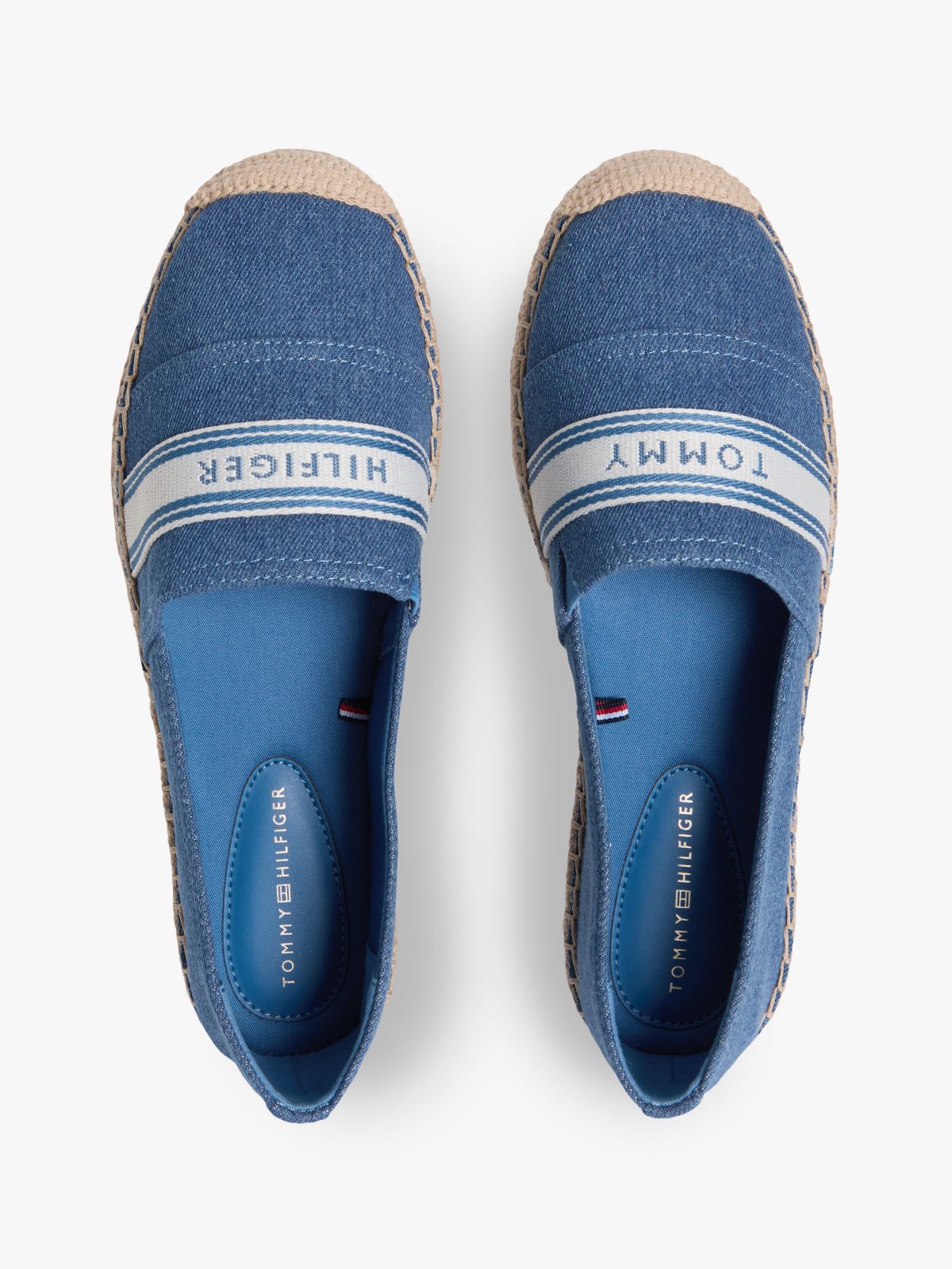 Canvas Denim Espadrilles — Blue
