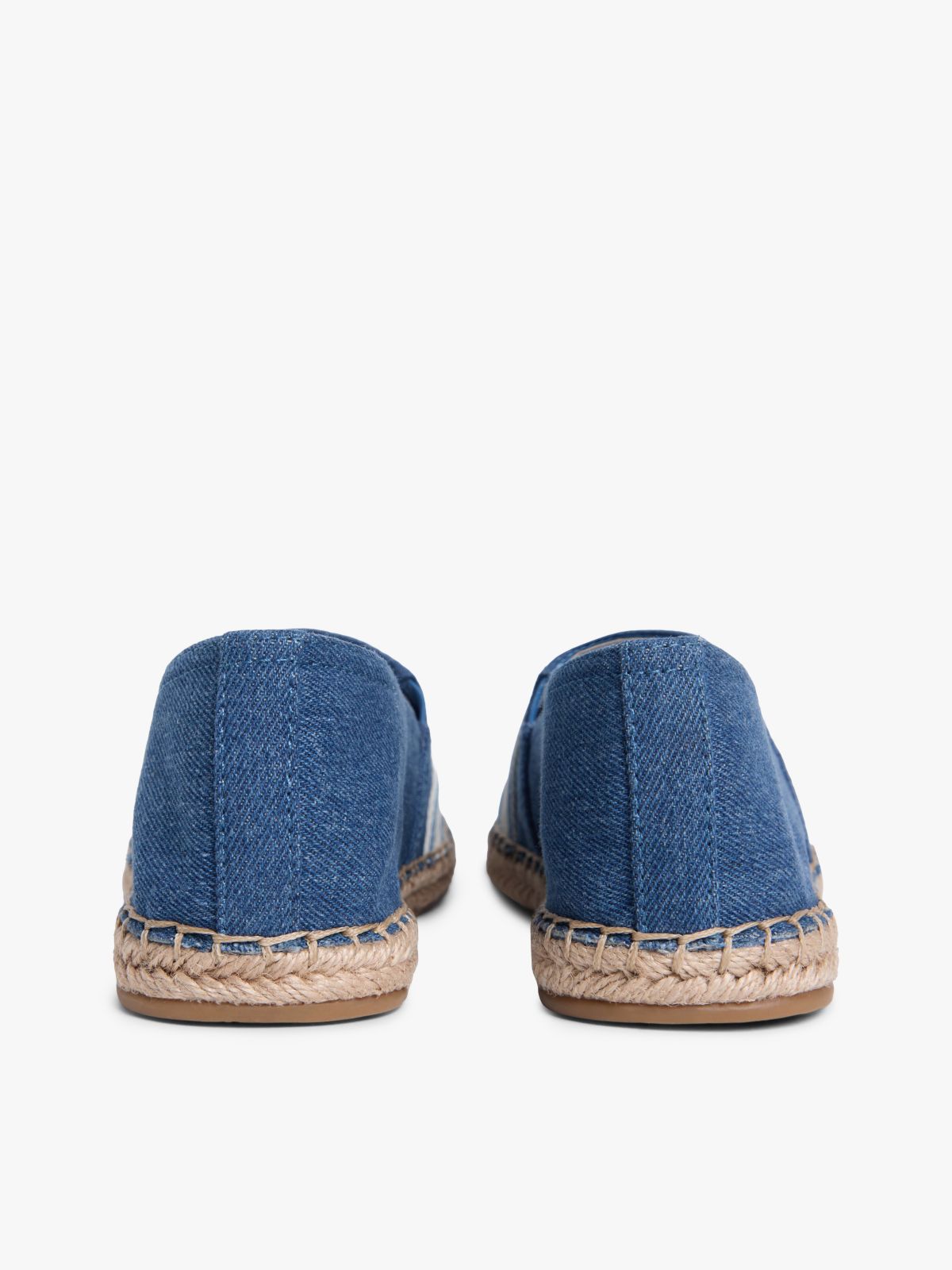 Canvas Denim Espadrilles — Blue