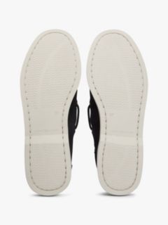 Suede Boat Shoes — Blue 5