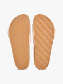 Cork Footbed Slip-On Sandals — Pink 5