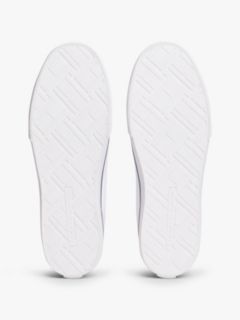 TH Monogram Canvas Mid-Top Trainers — White 5