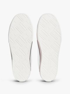 Canvas Enamel Flag Trainers — White 5