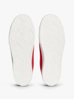 Canvas Enamel Flag Trainers — Red 5