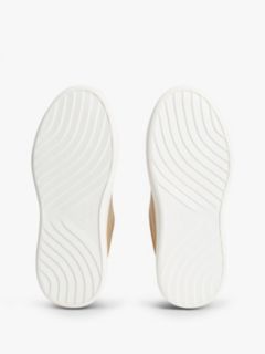 Metallic TH Monogram Leather Platform Trainers — Brown 5